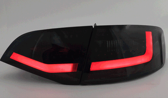 Audi A4 B8 CarDNA Dynamisk LED Light Tube Baglygter
