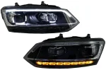 VW Polo 6R 6C Forlygter LED Light Tube FL-Design Sort D2H Xenon