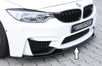 BMW F80 F81 F82 Rieger Frontsplitter M3 M4 Blanksort