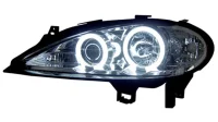 Renault Megane I Forlygter Sonar Angeleyes CCFL 99-02 Krom