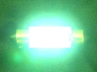 Pinolpære LED 38mm Grøn S-Flux