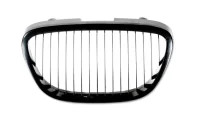 Seat Leon/Altea/Toledo Frontgrill Emblemfri ABS Sort 05-08