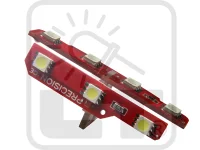 VW Skoda Seat SMD LED Diode til dørbelysning Rød / Hvid