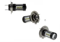 H7 LED Cree Osram Pære 80 Watt - 2 stk.