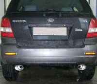 Kia Sorento FOX Afgangsrør Duplex 115x85 -2002