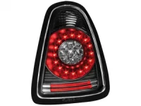 Mini Cooper Baglygter LED Union Jack Sort