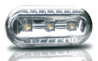 VAG Sideblink Oval LED ND Design Krom