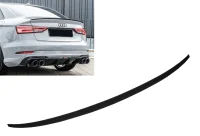 Audi A3 S3 8V ABS Aero Baklaps Spoiler Sedan 13- Blanksort