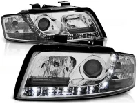 Audi A4 8E Forlygter Sonar LED Dayline Krom