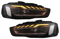 Audi A4 B8 Forlygter Fuld LED B9 Matrix Design 12-15