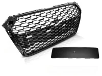 Audi A4 B9 Frontgrill RS4-Look Honeycomb Blank Sort 15-19