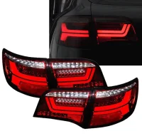 Audi A6 4F Baglygter LED Light Tube DYN Blink Rød/Klar Avant