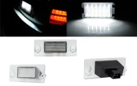 Audi A3 8L og A4 B5 LED Nummerpladelys - Lige stik