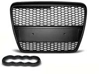 Audi A6 4F Frontgrill RS-Look Honeycomb Sort 04-08