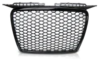 Audi A3 8P Frontgrill Emblemfri RS-Design Blank Sort 05-08