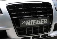 Audi A3 8P Rieger Frontgrill Emblemfri Blanksort