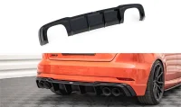 Audi A3 8V Maxton Diffuser Sportback V2 17- Dobbelt Afg. - RS3