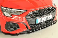 Audi A3 8Y Rieger Frontsplitter 5-Dørs - S-Line / S3 - Blank