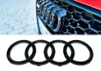 Audi Logo Sorte Ringe For - A3 / S3 8P 8PA