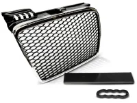 Audi A4 B7 Frontgrill RS-Look Honeycomb Krom 04-08