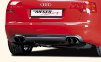 Audi A4 B7 Rieger Diffuser Duplex Carbon Look 04-08