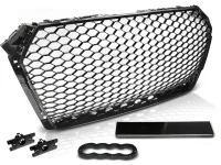 Audi A4 B9 Frontgrill RS-Look Honeycomb Blank Sort 15-