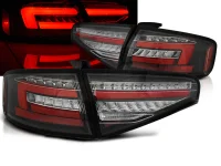 Audi A4 B8 LED Baglygter Sort DYN Blink 12-15 OEM Halogen