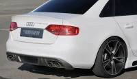 Audi A4 B8 Rieger Diffuser 2x115x85 Afg 08-11 Blank - S-Line