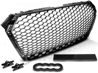 Audi A4 B9 Frontgrill RS-Look Honeycomb Sort 15-