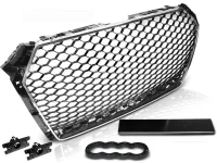 Audi A4 B9 Frontgrill RS-Look Honeycomb Krom 15-