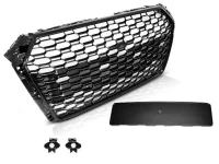 Audi A4 B9 Frontgrill RS4-Look Honeycomb Blank Sort 15-19 PDC