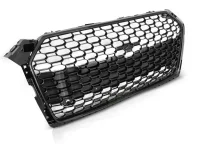 Audi A5 5F Frontgrill RS-Look Honeycomb Blanksort 16-19 Design 2