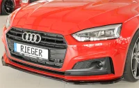 Audi A5 B9 5F Rieger Frontsplitter 16- S-Line - Blank