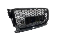 Audi Q2 Frontgrill Emblemfri RS-Design Blanksort 16-