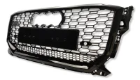 Audi Q2 Frontgrill Emblemfri RS-Design Blanksort 16- Logo