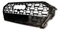 Audi Q3 F3 Frontgrill RS-Design 18-21 - Blanksort - Logo