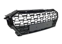 Audi Q3 F3 Frontgrill Emblemfri RS-Design Blanksort 18-22