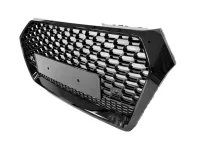 Audi Q5 FY Frontgrill Emblemfri RS-Design Blanksort 17-