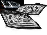 Audi TT 8J Forlygter LED DYN Blink 06-10 Xenon - Krom