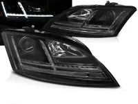 Audi TT 8J Forlygter LED DYN Blink 06-10 Xenon - Sort