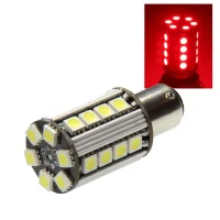 BAY15D 12V P21/5W 26xSMD LED Rød - Canbus