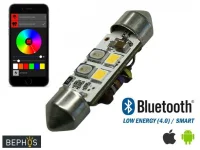 Pinolpære 42MM LED Bephos RGBW - Bluetooth Farveskift