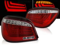 BMW E60 Baglygter JY LED Light Tube 07-10 Rød / Klar