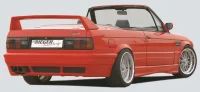 BMW E30 Rieger Styling Bagkofanger