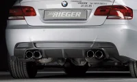 BMW E92 E93 Rieger Diffuser M-Tec t. Org Udstødning 335i CBL