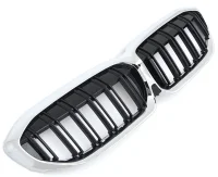 BMW 3-Serie G20 G21 Frontgrill Nyrer Sport Design 19- Krom/Sort