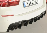 BMW 5-Serie F10 F11 Rieger Diffuser 10- 2x76mm - Blank