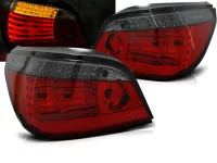 BMW E60 Baglygter LED Blink Rød / Mørk 03-07 Limo - DYN Blink