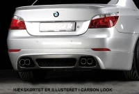 BMW E60 Rieger Hækskørte Duplex Sort 07-