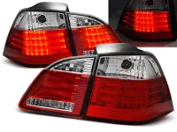 BMW E61 Baglygter Eagle LED 03-07 Rød / Klar